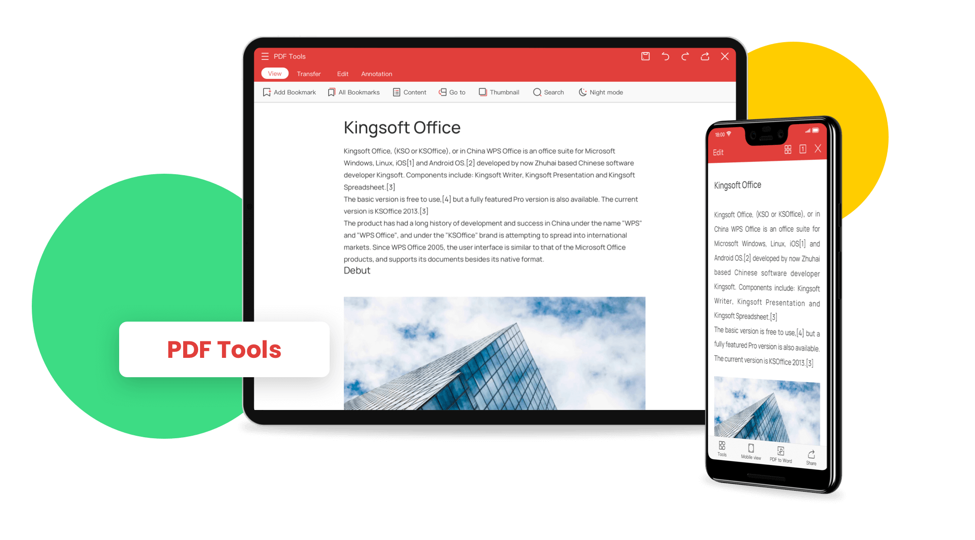免費的全功能 Android 版 Office 套件